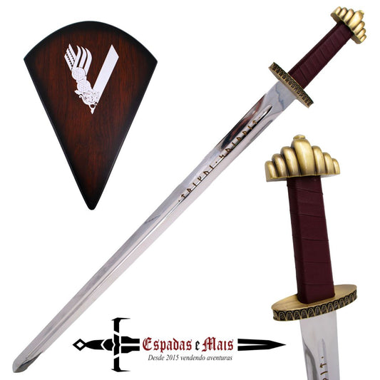 Schwert der Vikings-Serie S0337 mit eingravierten Runen