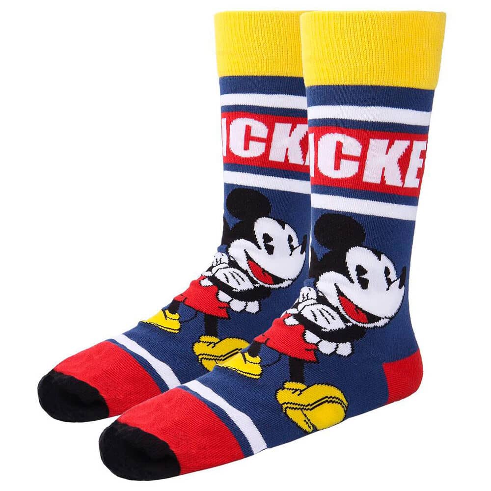 Packen Sie 3 Mickey-Disney-Socken ein