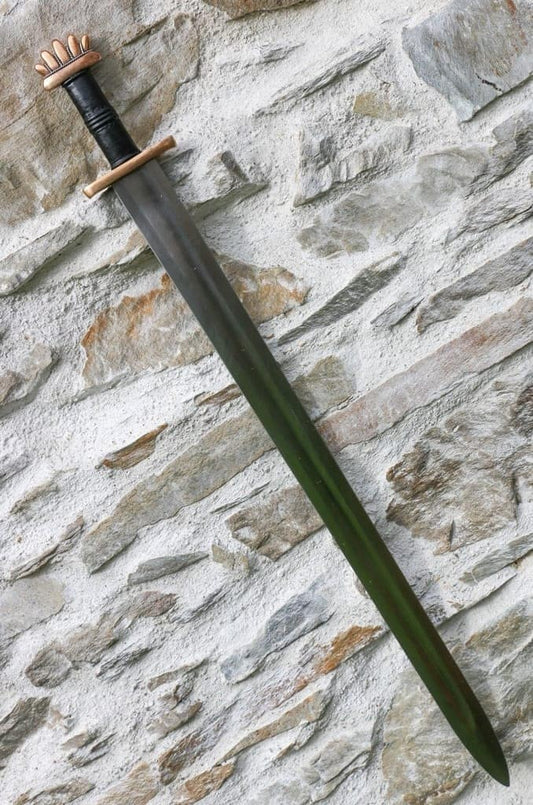 Espada vikinga Grímarr Petersen tipo O de bronce y plata VSW44 - Espadas y Más