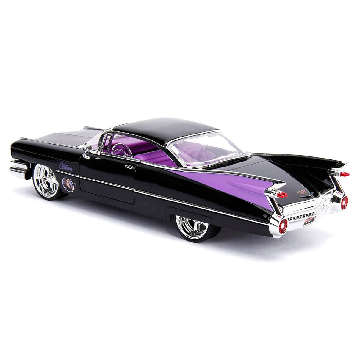 Set Figur + Metallauto Cadillac Coupe Deville 1959 Catwoman DC Comics