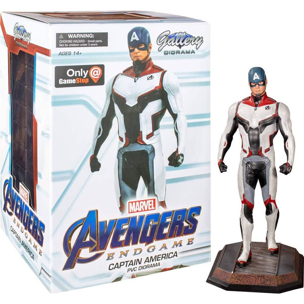 Estatua Capitan America Vengadores Avengers Endgame Marvel 23cm - Espadas y Más