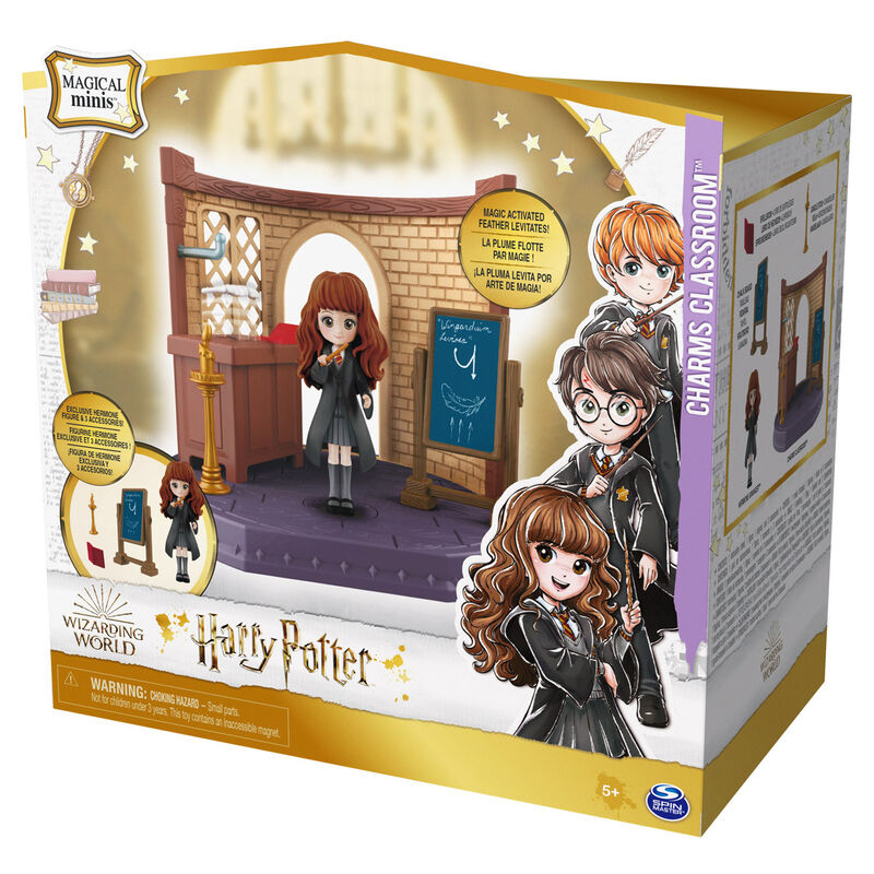 Magical Charms Klassenzimmer + Hermine Harry Potter Figur 5 cm