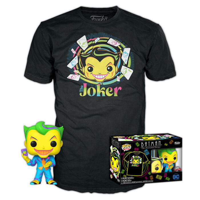POP-Figuren- und T-Shirt-Set DC Comics Batman Joker Exclusive-1