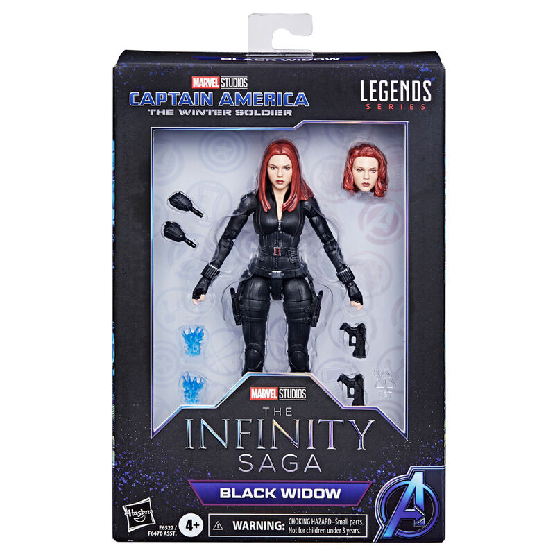 Figura Black Widow Capitan America The Winter Soldier The Infinity Saga Marvel 15cm
