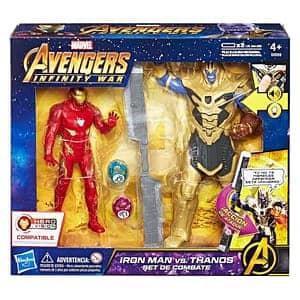 Set figuras Iron Man vs Thanos Vengadores Avengers Marvel - Espadas y Más