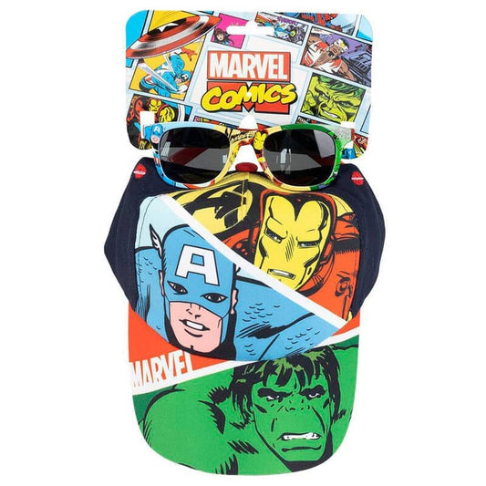 Set gorra + gafas sol Vengadores Avengers Marvel - Espadas y Más